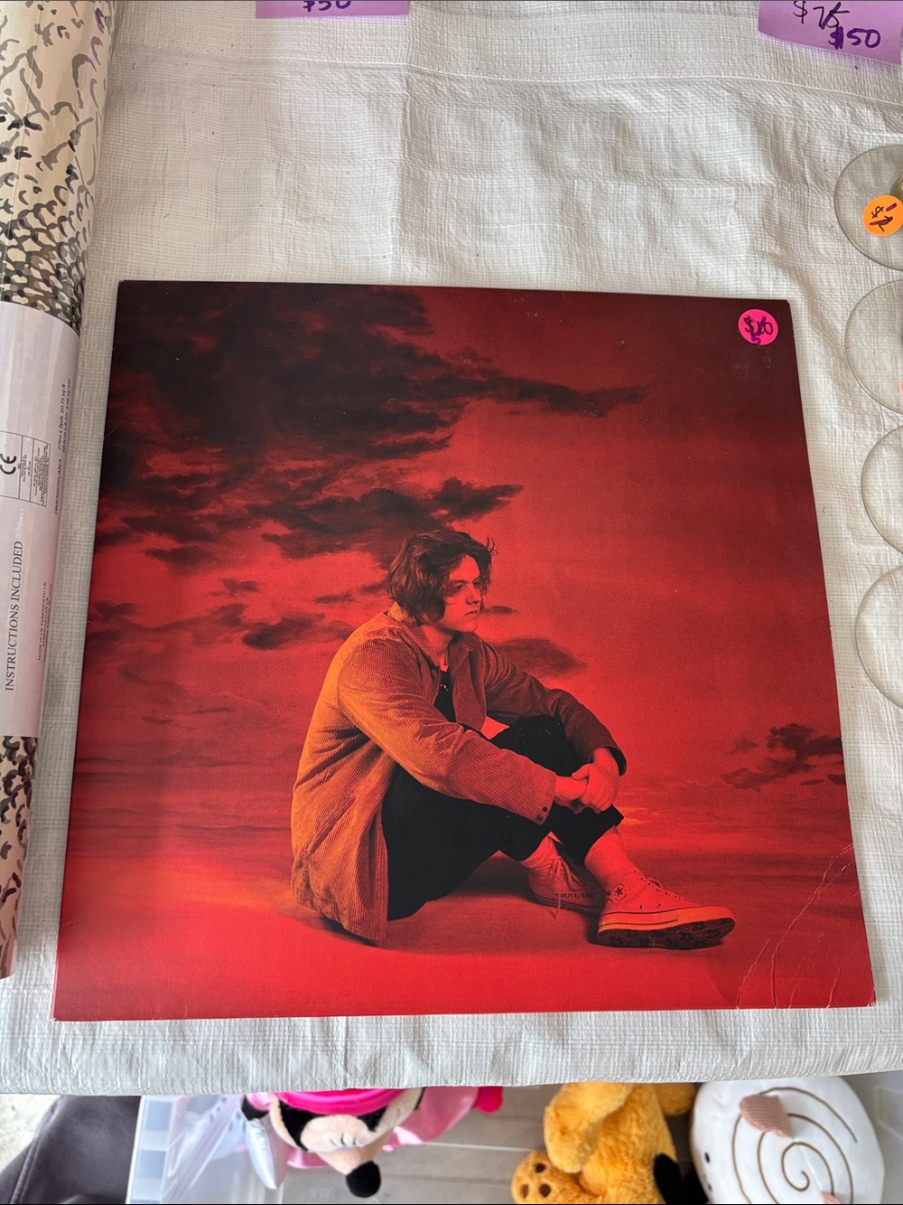 Target Red Lewis Capaldi 'Divinely Uninspired' Vinyl Cover